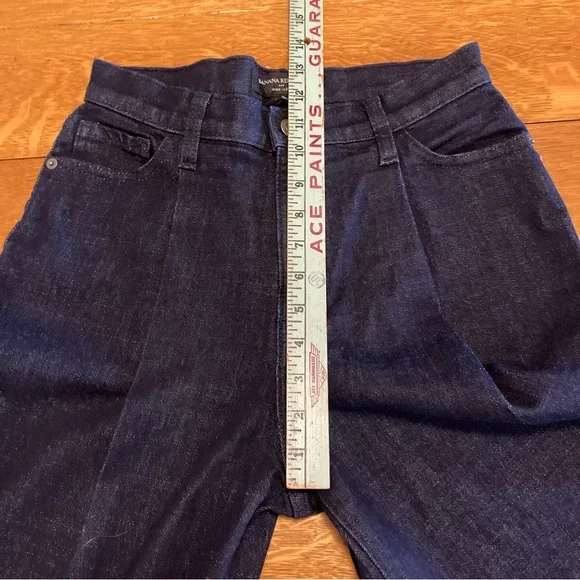 Banana Republic Factory Dark Blue Wide Leg Jeans - Picture 6 of 11